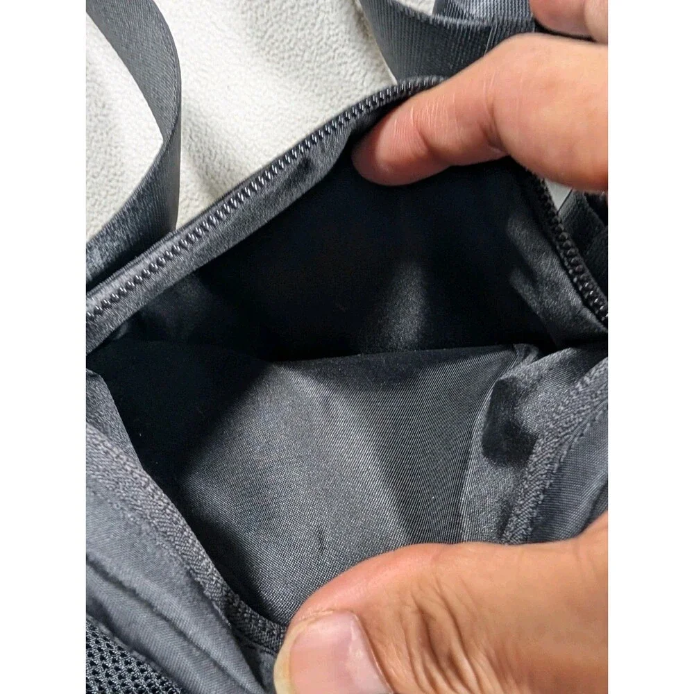 Lululemon Everywhere Women's Belt Bag 1L  Black Silver Logo Fanny Pack Shoulder
